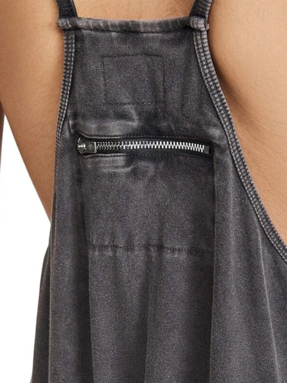 Free People Hot Shot Onesie Charcoal Heather Size Medium - Picture 9 of 10